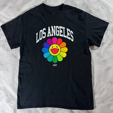 Load image into Gallery viewer, Takashi Murakami ComplexCon Los Angeles Black Flower Tee