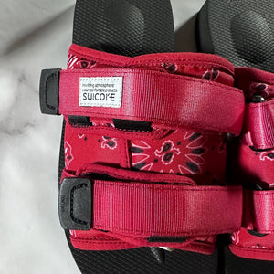 Suicoke Moto-Cab Red Paisley Nylon