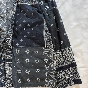 Kapital Kakashi Black Paisley Patchwork Kimono Shirt