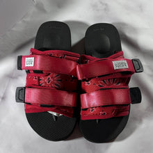 Load image into Gallery viewer, Suicoke Moto-Cab Red Paisley Nylon