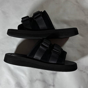 Suicoke Moto-Cab Black Suede