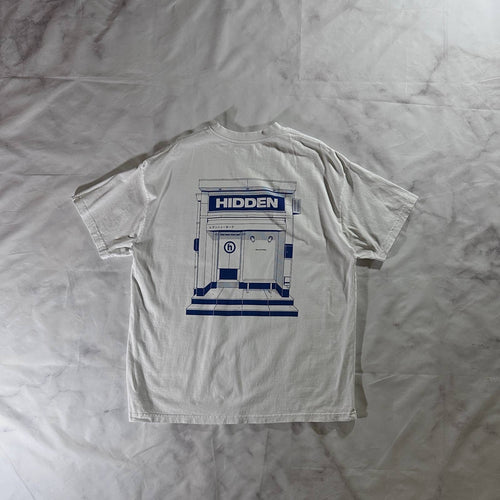 Hidden NY Shop Tee White/Blue