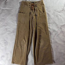 Load image into Gallery viewer, Stussy Corduroy Tan Waist-Tie Pants