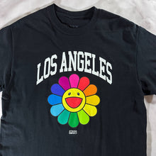 Load image into Gallery viewer, Takashi Murakami ComplexCon Los Angeles Black Flower Tee