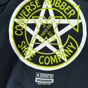 Neighborhood x Converse Distressed Dark Navy Hoodie