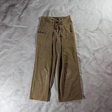 Load image into Gallery viewer, Stussy Corduroy Tan Waist-Tie Pants