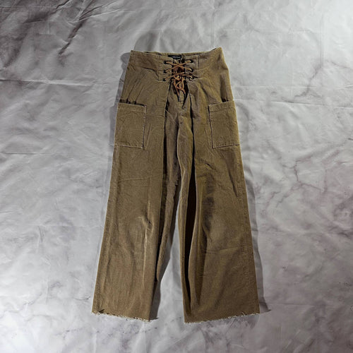 Stussy Corduroy Tan Waist-Tie Pants