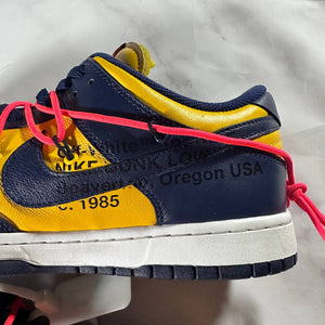 Off-White x Nike Dunk Low Michigan Navy/Gold