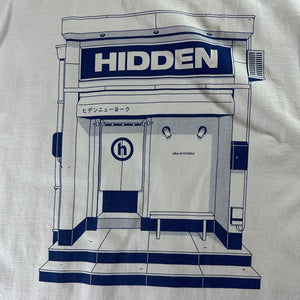 Hidden NY Shop Tee White/Blue