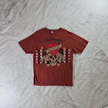 Load image into Gallery viewer, Don Ed Hardy Love Kills Slowly Orange Graphic Tee