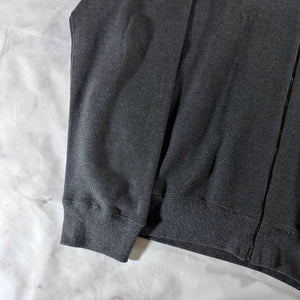 Ralph Lauren Purple Label Grey Knit Zip-Up Sweater