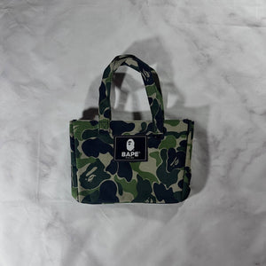 Bape First Camo Green Mini Tote Bag